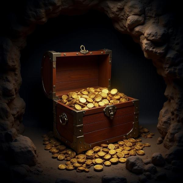 Hidden Treasure Chest in a Cave - Gumna Khazana