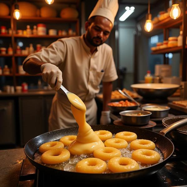 Halwai Making Jalebi