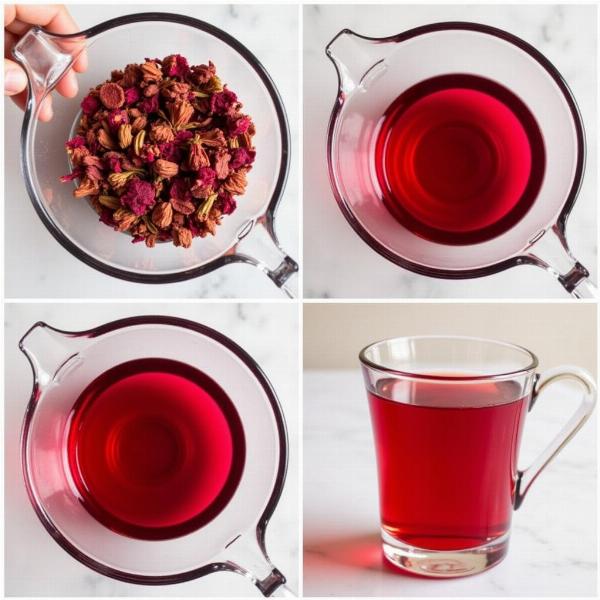 Hibiscus Tea Preparation