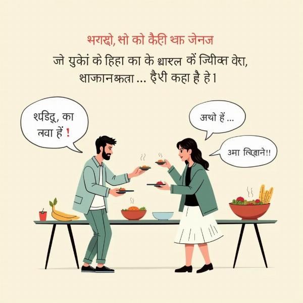 Hindi Conversation about Food