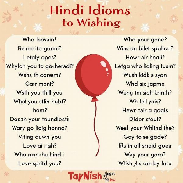 Hindi Idioms Related to "Wish"