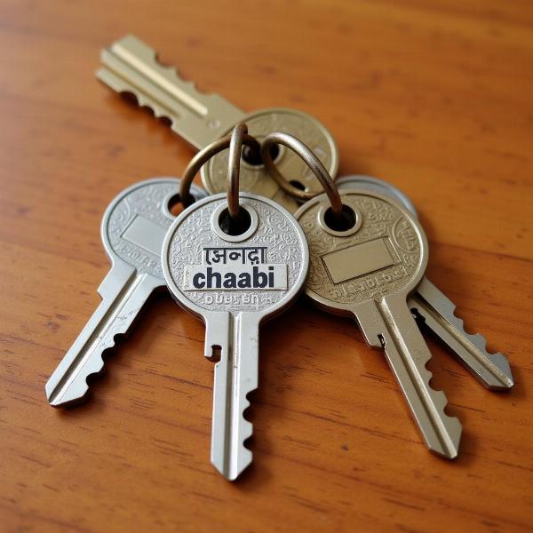 Hindi word for keys - chaabi