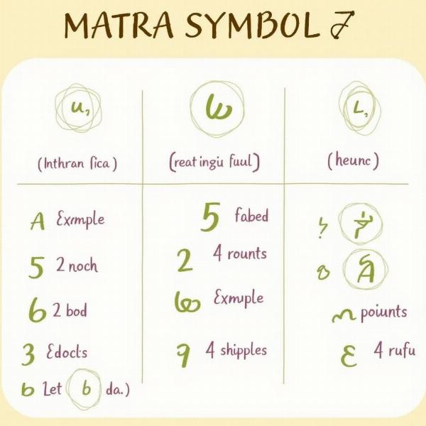 Hindi Matra Chart