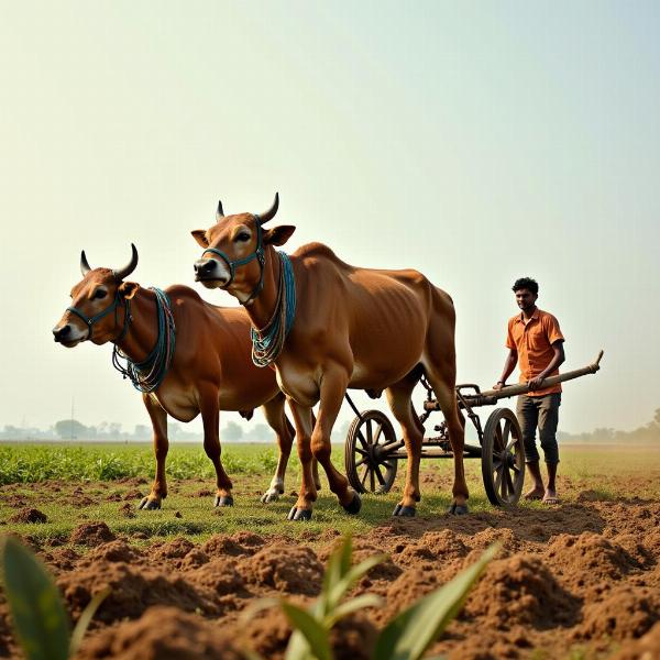 Hindi Meaning of Ox: Bail in Agriculture