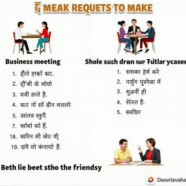 Hindi Requests in Different Scenarios