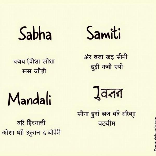 Hindi Words for Congregation