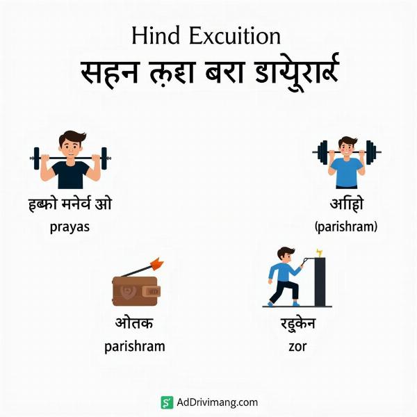 Hindi Words for Exertion