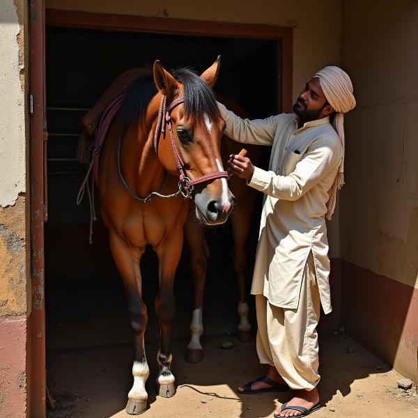 Horse Grooming in India