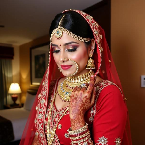 Indian Bride in Traditional Attire