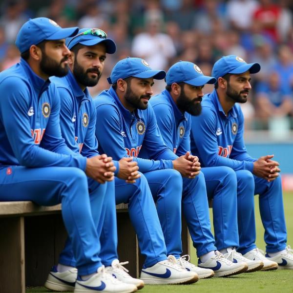 Indian Cricket Team Bench