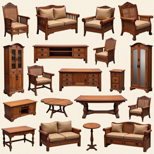 Indian Furniture Made From Timber