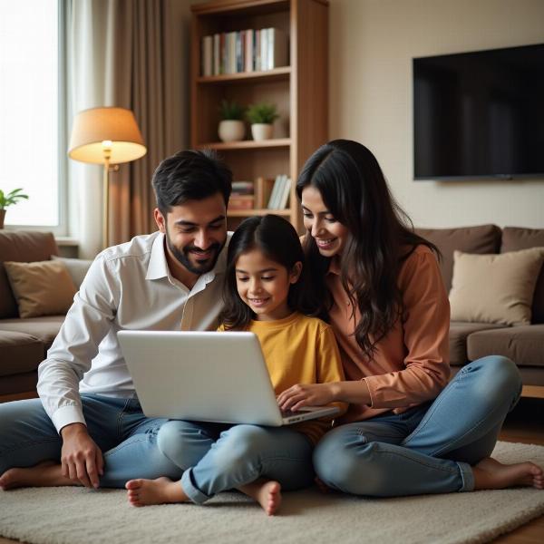 Modern Indian Nuclear Family