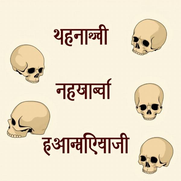 Hindi words for skull