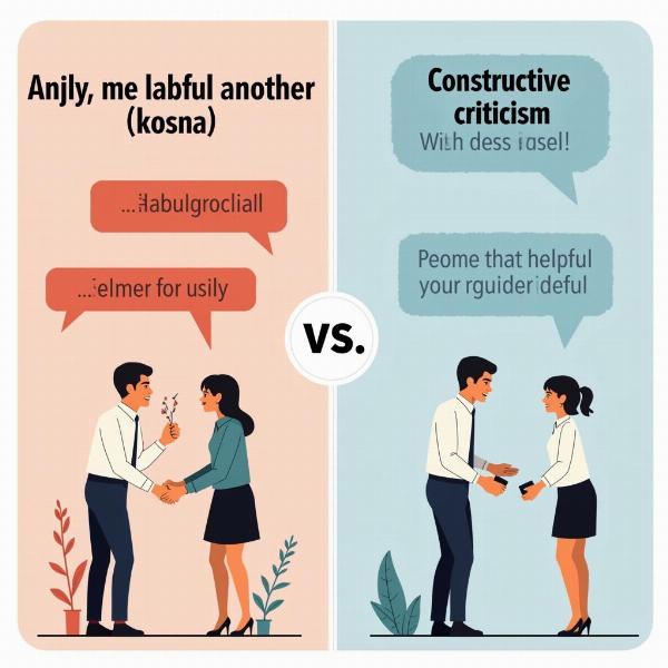 Kosna vs Constructive Criticism