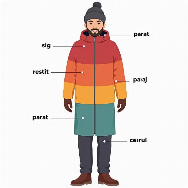 Layers of Clothing in Hindi