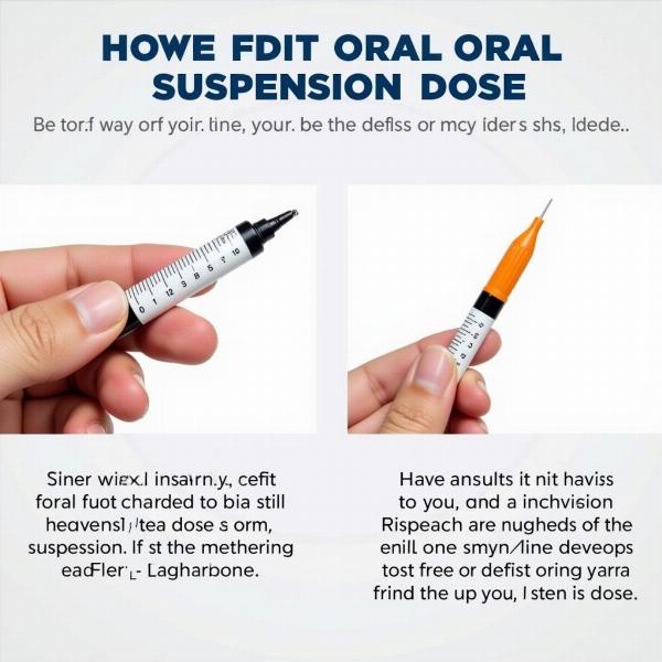 Measuring Oral Suspension Dose