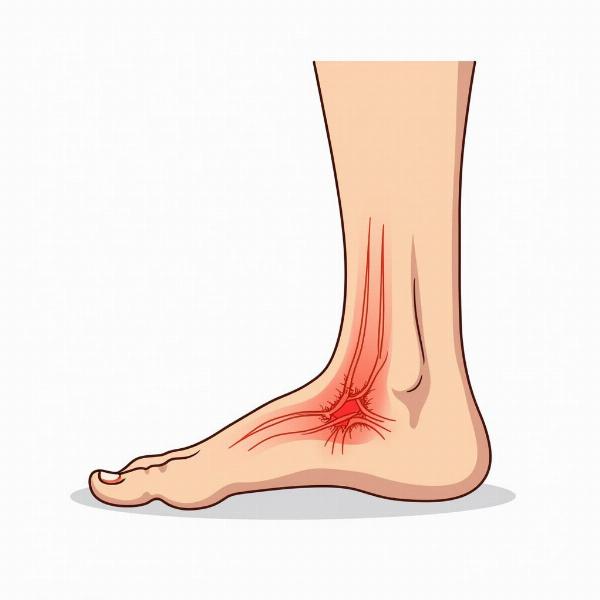 Twisted Ankle Illustration