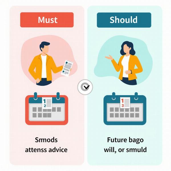 Modal Verbs Expressing Obligation and Future Actions