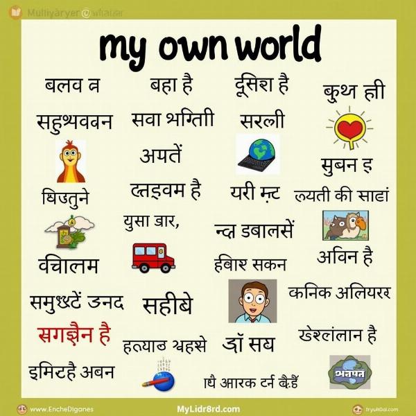 My Own World: Hindi Translations and Cultural Significance