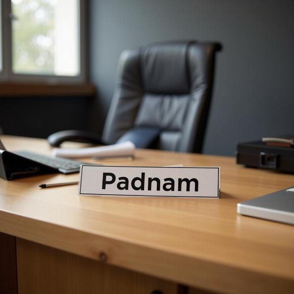 Padnam Meaning in Hindi - Official Title