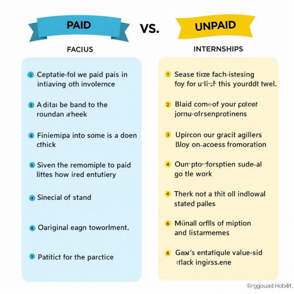 Paid vs. Unpaid Internships