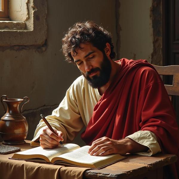 Apostle Paul Writing Corinthians