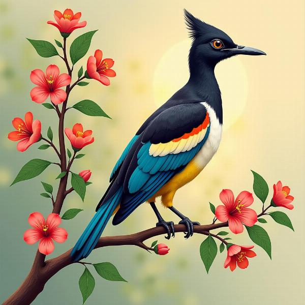 Cuckoo bird symbolizing new beginnings