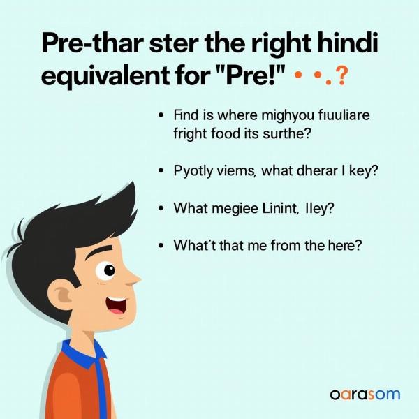 Challenges in translating "Pre" into Hindi