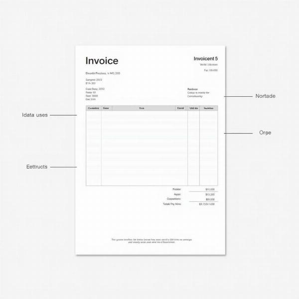 Proforma Invoice Example