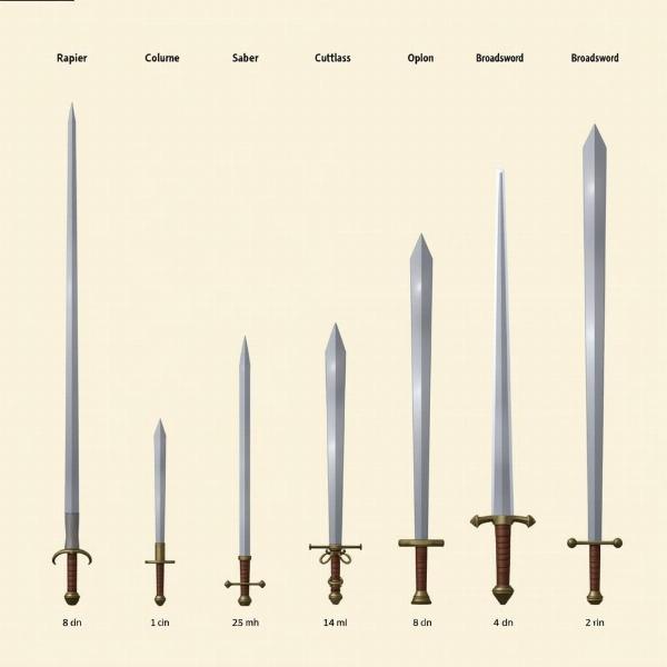 Comparison of Rapier with Other Swords