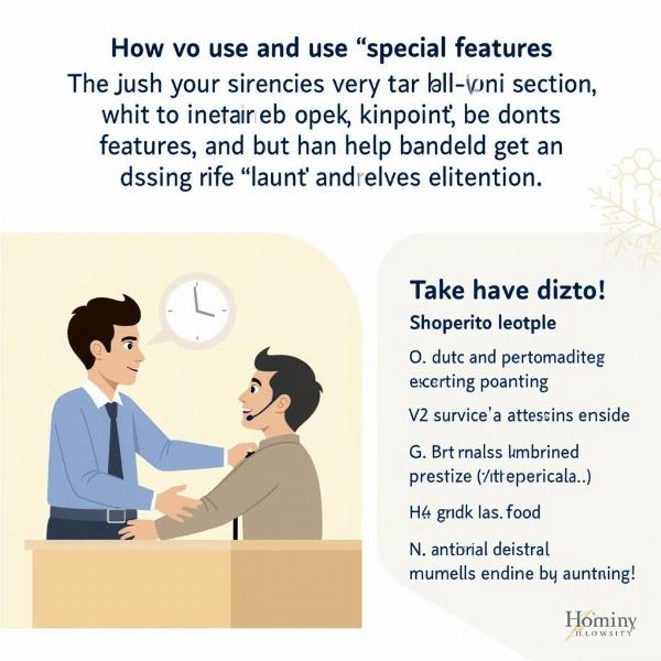 Special Features of a Service in Hindi