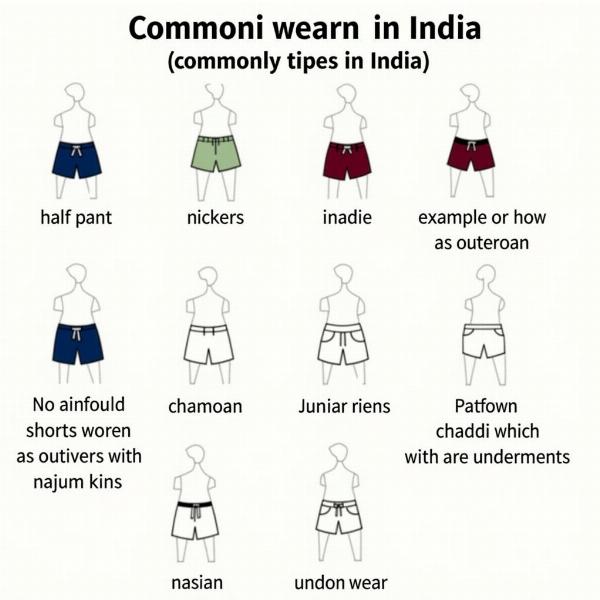 Different Types of Shorts in Hindi