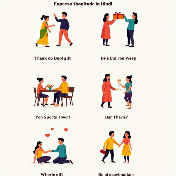 Saying Thank You in Different Situations in Hindi