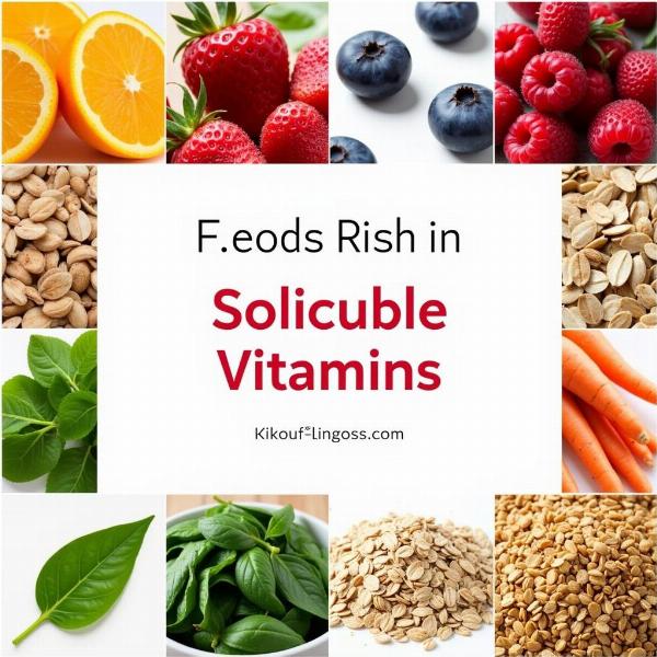 Soluble Vitamins in Foods