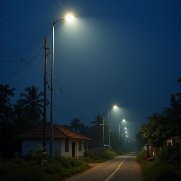 Street Light in Rural India