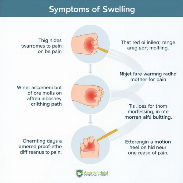 Swelling Symptoms in Hindi