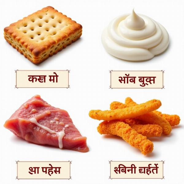 Hindi Meaning of Food Texture