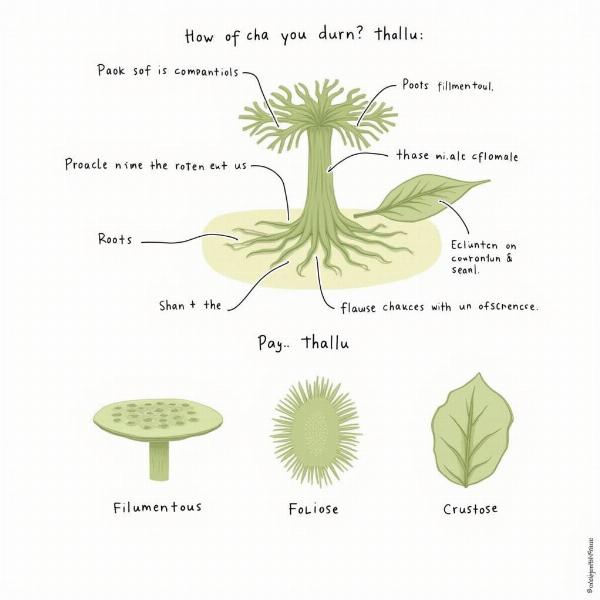 Thallus Structure Diagram