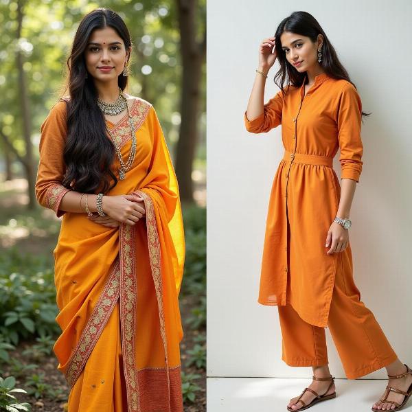 Traditional vs. Synthetic Clothing in India