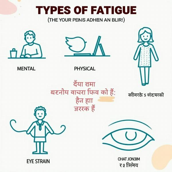 Different Types of Fatigue in Hindi