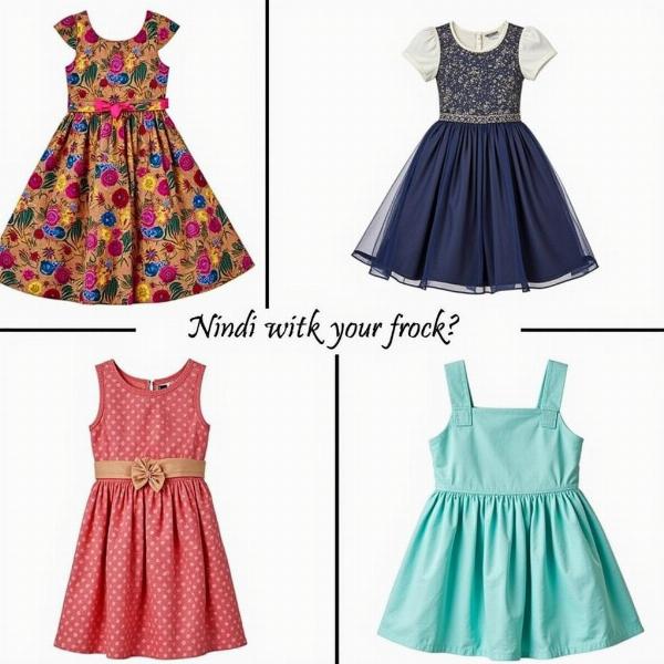 Different frock styles