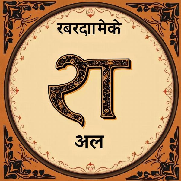 Vrishchik Symbol in Hindi