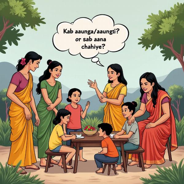 When Will I Come Meaning in Hindi: Family Visit