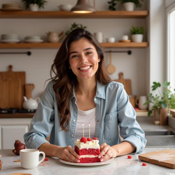 Woman Completing a Task Effortlessly